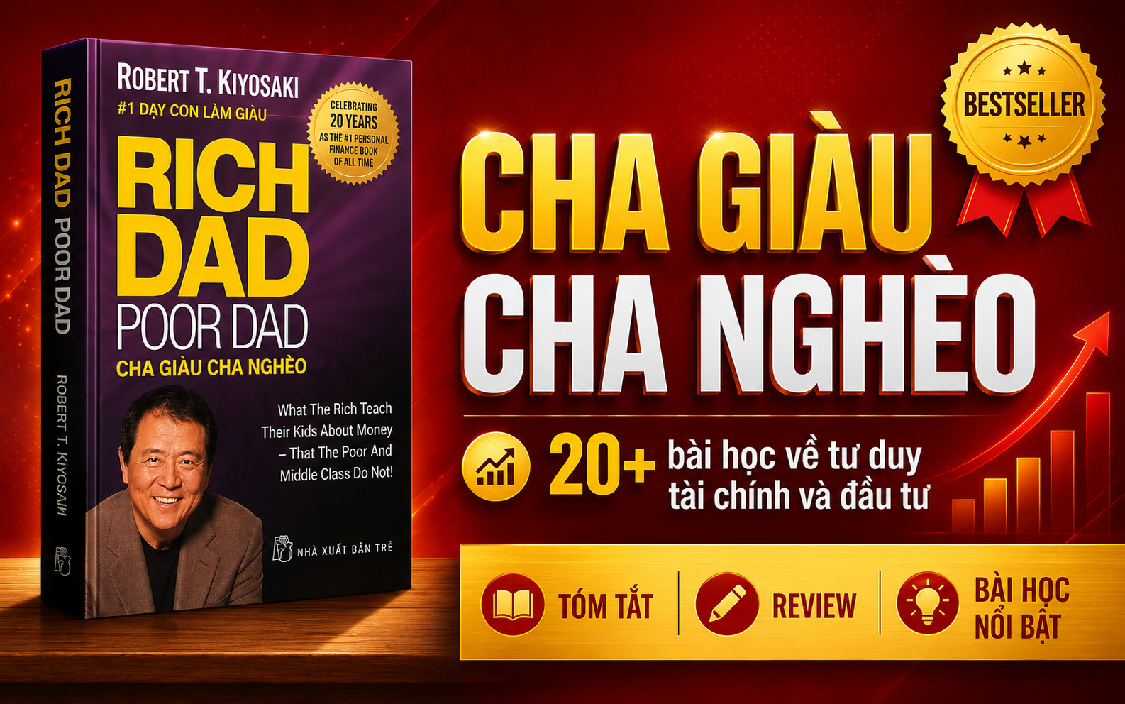 Cha giàu Cha nghèo (Rich Dad Poor Dad): Cuốn sách khiến tôi hiểu rằng kiếm tiền chưa bao giờ là mục tiêu cuối cùng