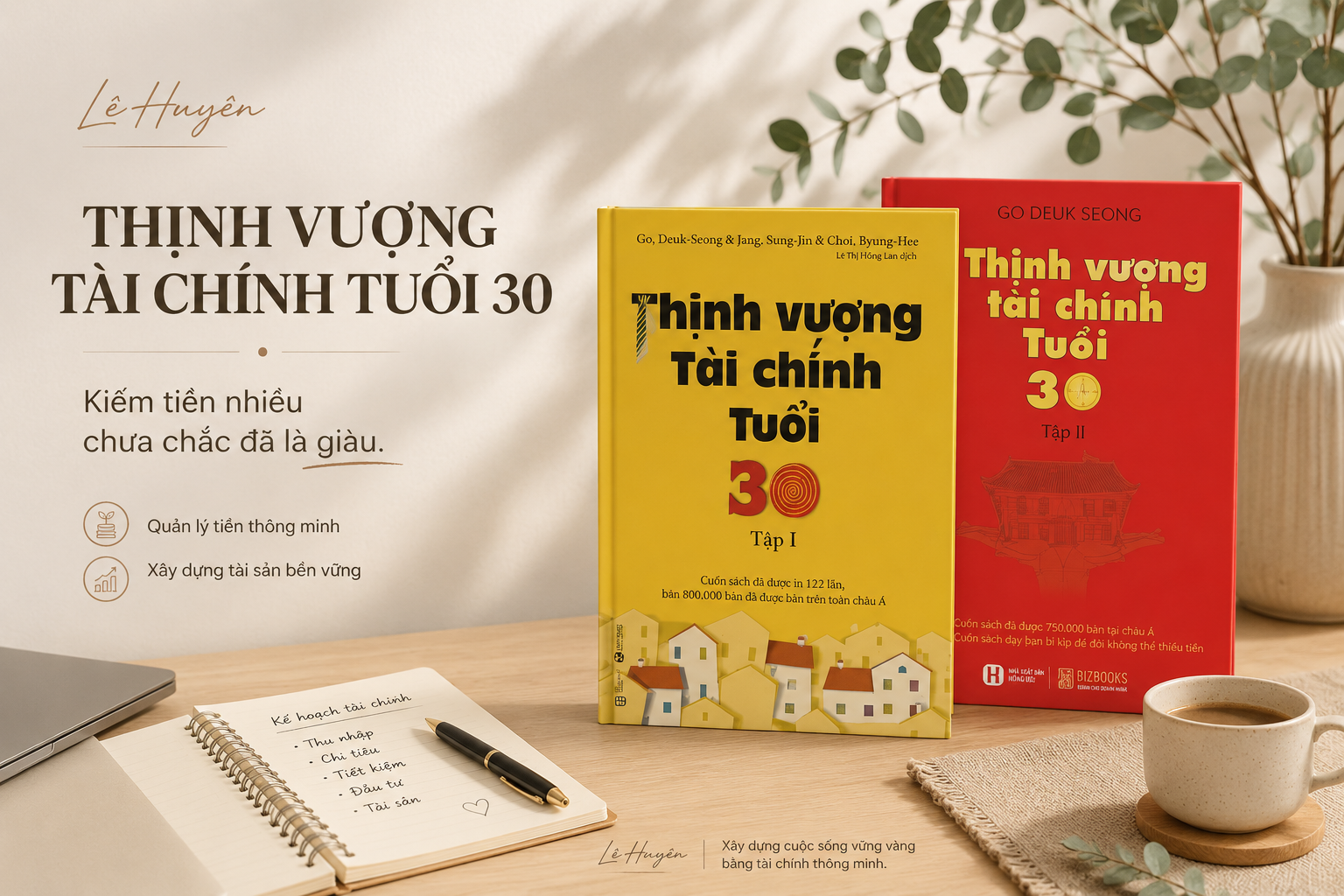 Thịnh Vượng Tài Chính Tuổi 30:  Khi mình nhận ra kiếm tiền nhiều chưa chắc đã là giàu