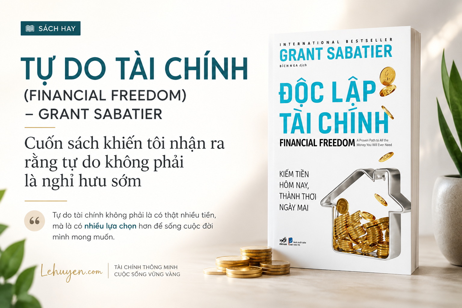 Độc lập tài chính (Financial Freedom): Cuốn sách khiến tôi nhận ra rằng tự do không phải là nghỉ hưu sớm